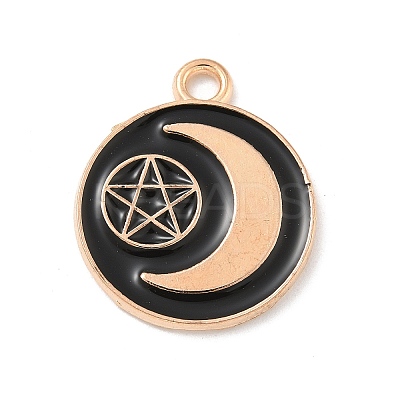 Alloy Enamel Pendants ENAM-A008-45C-KCG-1