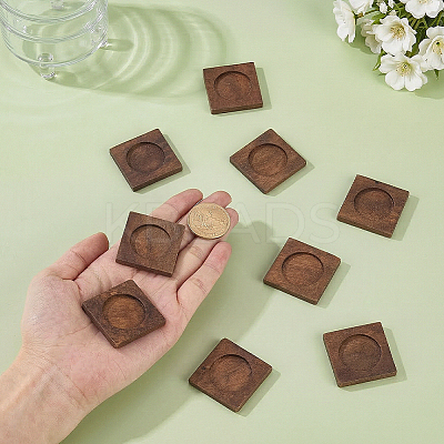 Wood Cabochon Settings WOOD-WH0124-162B-1