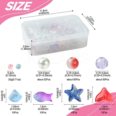 Transparent Glass Beads GLAA-FS0001-92-1