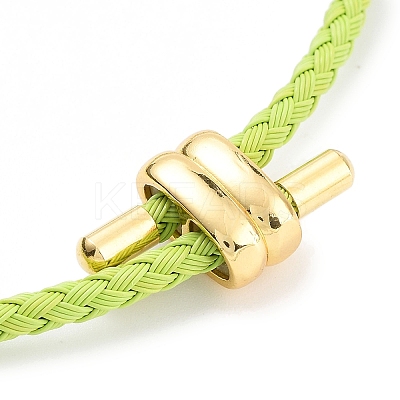 Braided Steel Wire Bracelets Making BJEW-H610-02G-01-1