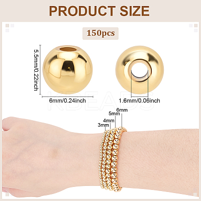 Brass Beads KK-PH0036-68G-1