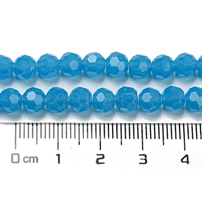 Imitation Jade Glass Beads Stands EGLA-A035-J6mm-D07-1