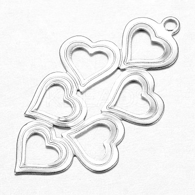 Non-Tarnish 201 Stainless Steel Pendants LS-STAS-G073-17P-1