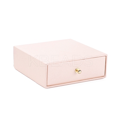 Square Paper Drawer Jewelry Set Box CON-C011-03B-05-1