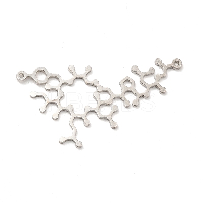 Non-Tarnish 201 Stainless Steel Pendants LS-STAS-E175-09P-1