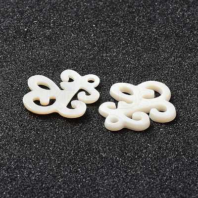 Natural Freshwater Shell Pendants SHEL-Z001-06-1