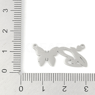 Non-Tarnish 304 Stainless Steel Pendants STAS-L279-002P-B-1