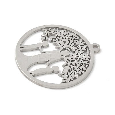 304 Stainless Steel Pendants LS-STAS-V016-06P-1