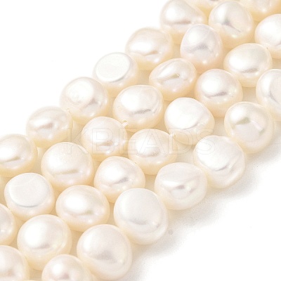 Natural Cultured Freshwater Pearl Beads Strands PEAR-A006-09G-X-1