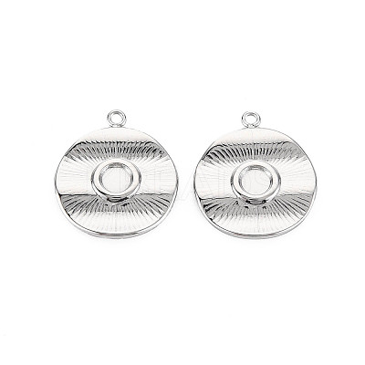 304 Stainless Steel Pendant Enamel Settings LS-STAS-N097-198P-1