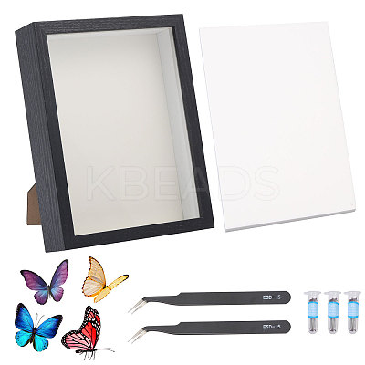 DIY Insect Specimen Display Box Kits DIY-GL0006-09-1