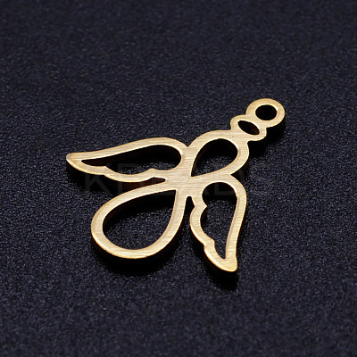 Ion Plating(IP) 201 Stainless Steel Pendants STAS-Q201-JN313-2-1