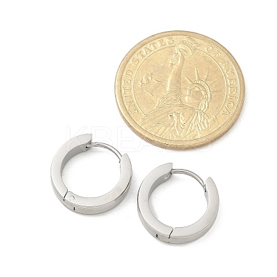 304 Stainless Steel Hoop Earrings for Women EJEW-C096-62P-1