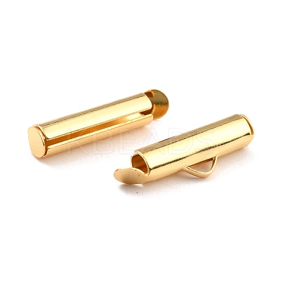 304 Stainless Steel Slide On End Clasp Tubes STAS-C044-08A-G-1