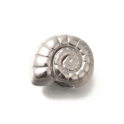 Anti-Tarnish 304 Stainless Steel European Beads STAS-I321-49P-1