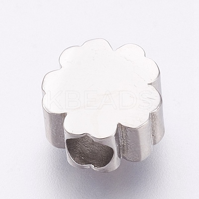 304 Stainless Steel European Beads STAS-O097-101B-1