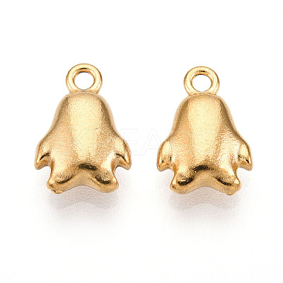 Ion Plating(IP) 304 Stainless Steel Charms STAS-N110-09G-1