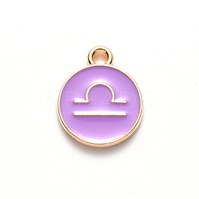 Alloy Enamel Pendants LS-ENAM-S124-01A-01K-1
