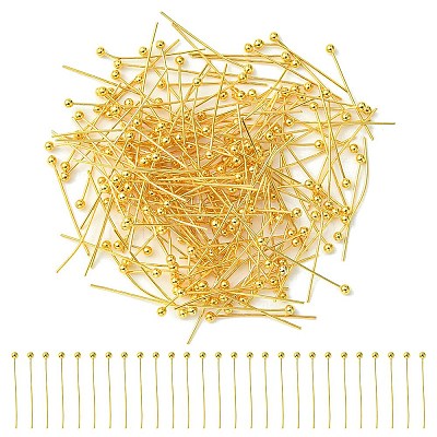 Brass Ball Head pins KK-YW0001-97C-G-1