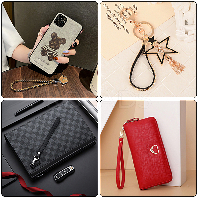 2 Styles ABS Plastic Imitation Pearl Beads & Iron Curb Link Bag Chain Straps FIND-CA0002-65-1