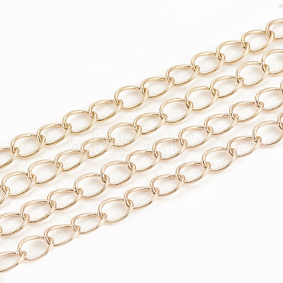 Soldered Brass Curb Chains CHC-S003-06G-1