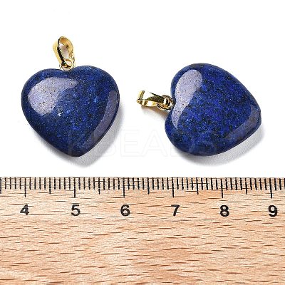 Dyed Blue Natural Sesame Jasper Pendants G-G956-B78-G-1