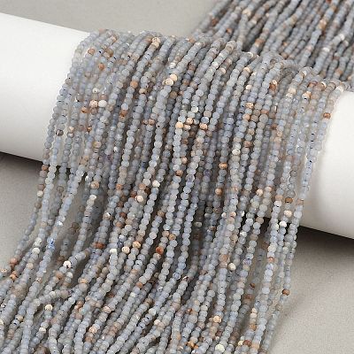 Natural Angelite Beads Strands LS-G-RM2025-A31-2mm-1