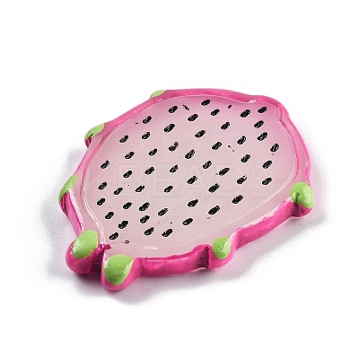 Luminous Resin Fruit Slice Display Decoration DJEW-B014-03-1