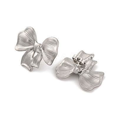 Non-Tarnish 304 Stainless Steel Stud Earrings for Women EJEW-Z057-03P-1