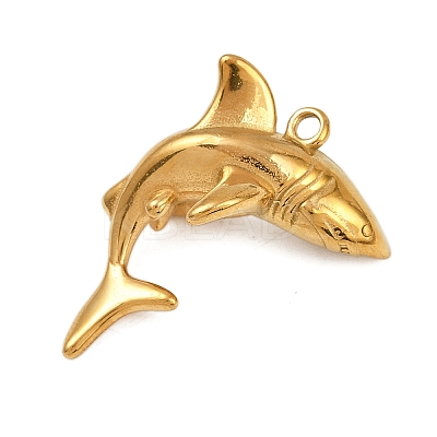 304 Stainless Steel Sea Animal Pendants LS-STAS-P402-05A-G-1