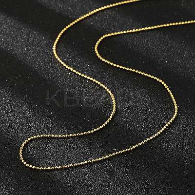 Brass Ball Chain Necklaces X-MAK-L009-06G-1