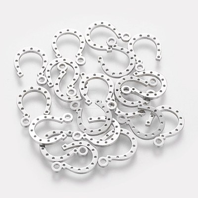 20Pcs 201 Stainless Steel Charms STAS-DC0009-45-1