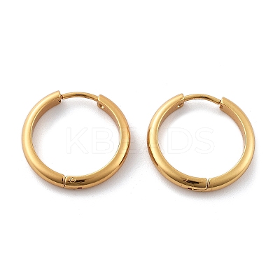 201 Stainless Steel Hoop Earrings LS-EJEW-P304-15B-G-1