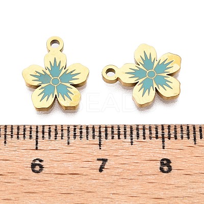 Ion Plating(IP) 316L Surgical Stainless Steel Charms STAS-H213-23G-01-1