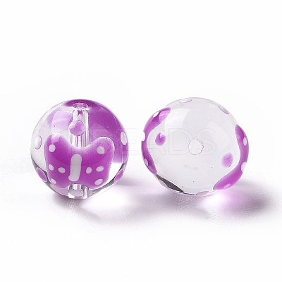 Transparent Glass Beads LAMP-B021-03A-05-1