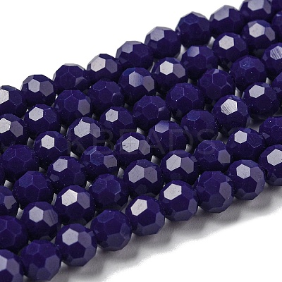 Opaque Glass Beads Stands EGLA-A035-P6mm-D09-1