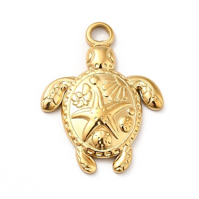 Ion Plating(IP) 201 Stainless Steel Pendants X-STAS-P312-09G-1