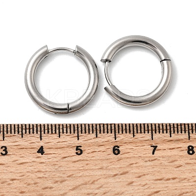 316F Stainless Steel Hoop Earrings EJEW-D341-01B-P-1