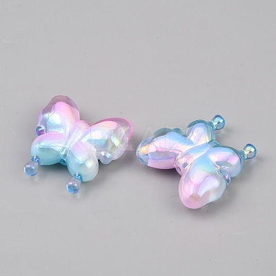 Transparent Acrylic Beads LS-MACR-WH0010-45-1