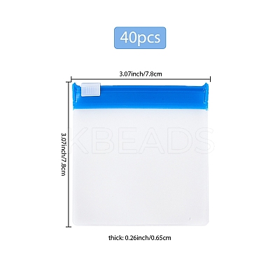 EVA 40Pcs Plastic Zip-lock Bags ABAG-SP0001-18A-01-1