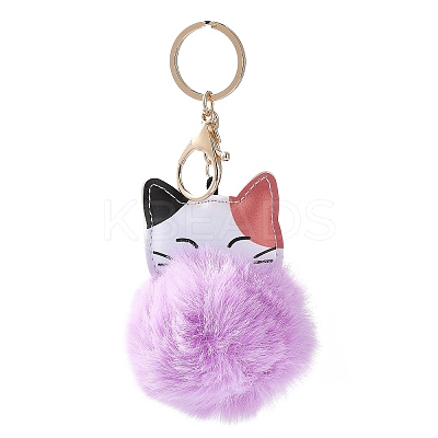 Cute Cat Keychain Plush Pendant for Bags and Wallets ST8800708-1