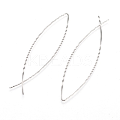 Tarnish Resistant Minimalist Personality Street Tourism Jewelry EJEW-L237-01P-1