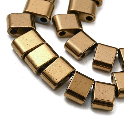 Electroplated Non-magnetic Synthetic Hematite Beads Strands G-C106-B02-13B-1