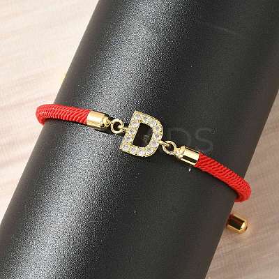 Adjustable Nylon Cord Bracelets X-BJEW-C096-01G-04-1