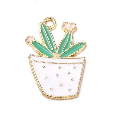 Alloy Enamel Pendants ENAM-F144-19G-1