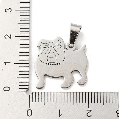 Non-Tarnish 304 Stainless Steel Pendants STAS-NH0001-01B-P-1