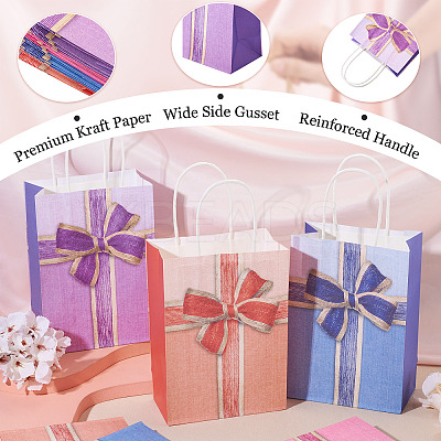 Rectangle Paper Gift Storage Bags with Handle CARB-TAC0003-01-1