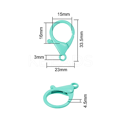 Iron Lobster Claw Clasp IFIN-CJ0001-12-1
