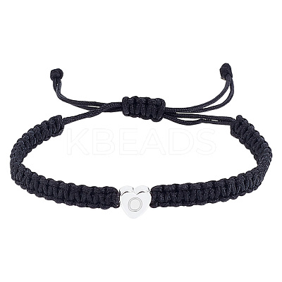 1Pc Adjustable Nylon Cord Braided Bracelets for Women Men BJEW-LP0001-34O-P-1
