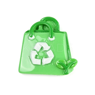 Environmental Protection Theme Opaque Resin Cabochons CRES-Z013-03C-1
